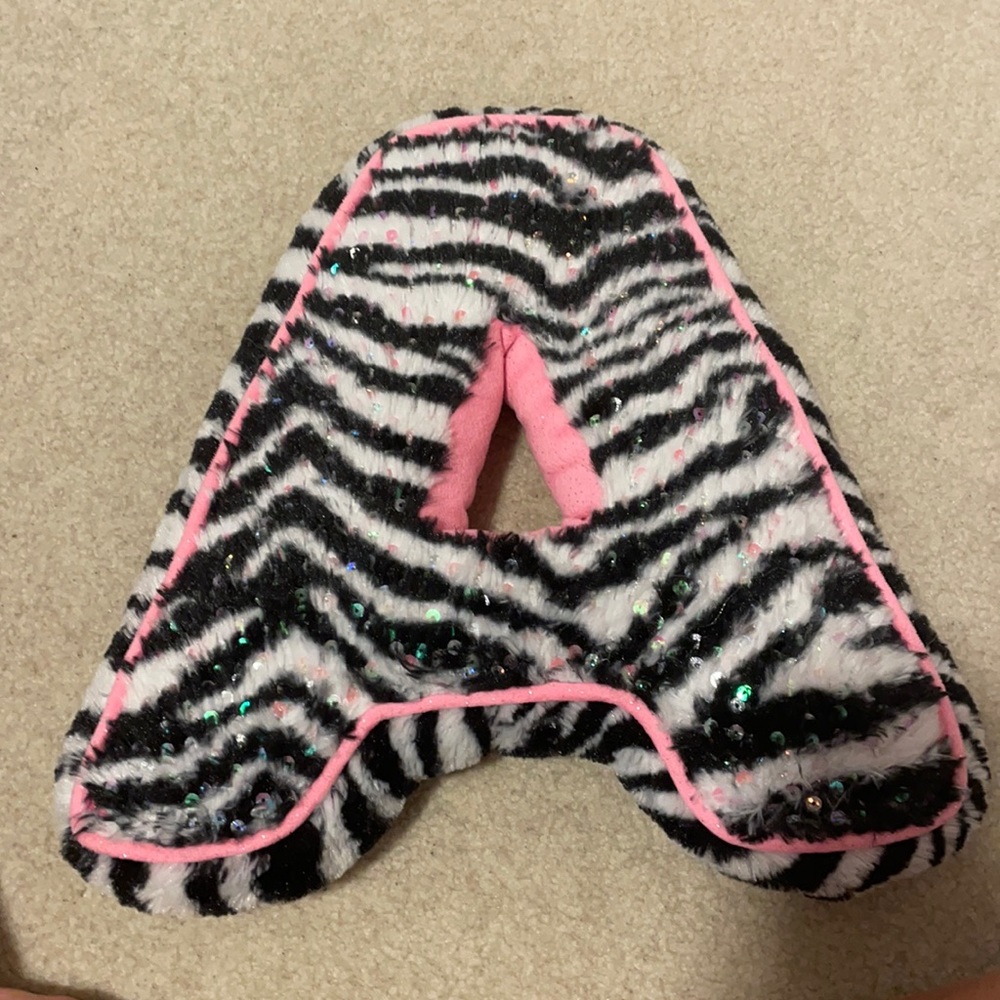 Letter A pillow